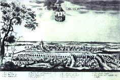 A drawing of Jever in 1671. Click to see a larger picture