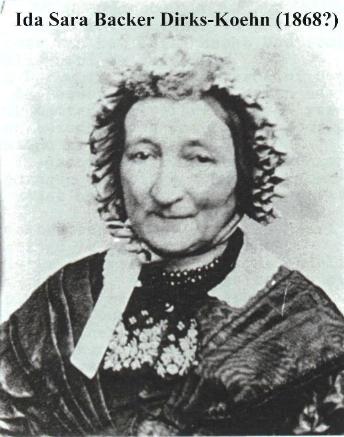 Ida Sara Backer Dirks / Khn (1868)